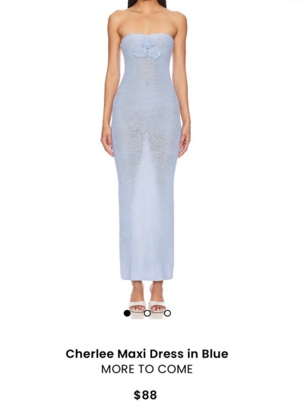 MORE TO COME Cherelee Maxi dress in blue size XS